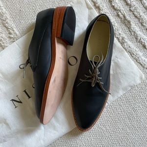 size six nisolo loafers, unworn with dust bag
